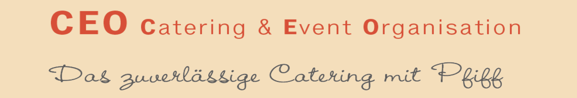 Catering & Event Organisation Logo
